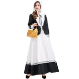 Helloween Big Sale Drespot Women French Farm Peasant Woman Costume Servant Maid Ladies Farmer Outfit Fancy Dress