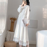 Long Sleeve Dress Women Elegant Simple Lovely Fashion Party Ladies Dresses Holiday Chic Empire French Style Female Clothing Ins