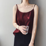 Drespot  New Women Camis Vintage Solid Color Top For Women Summer Tank Tops Boho Sexy Strapless V-Neck Tanks Top Female