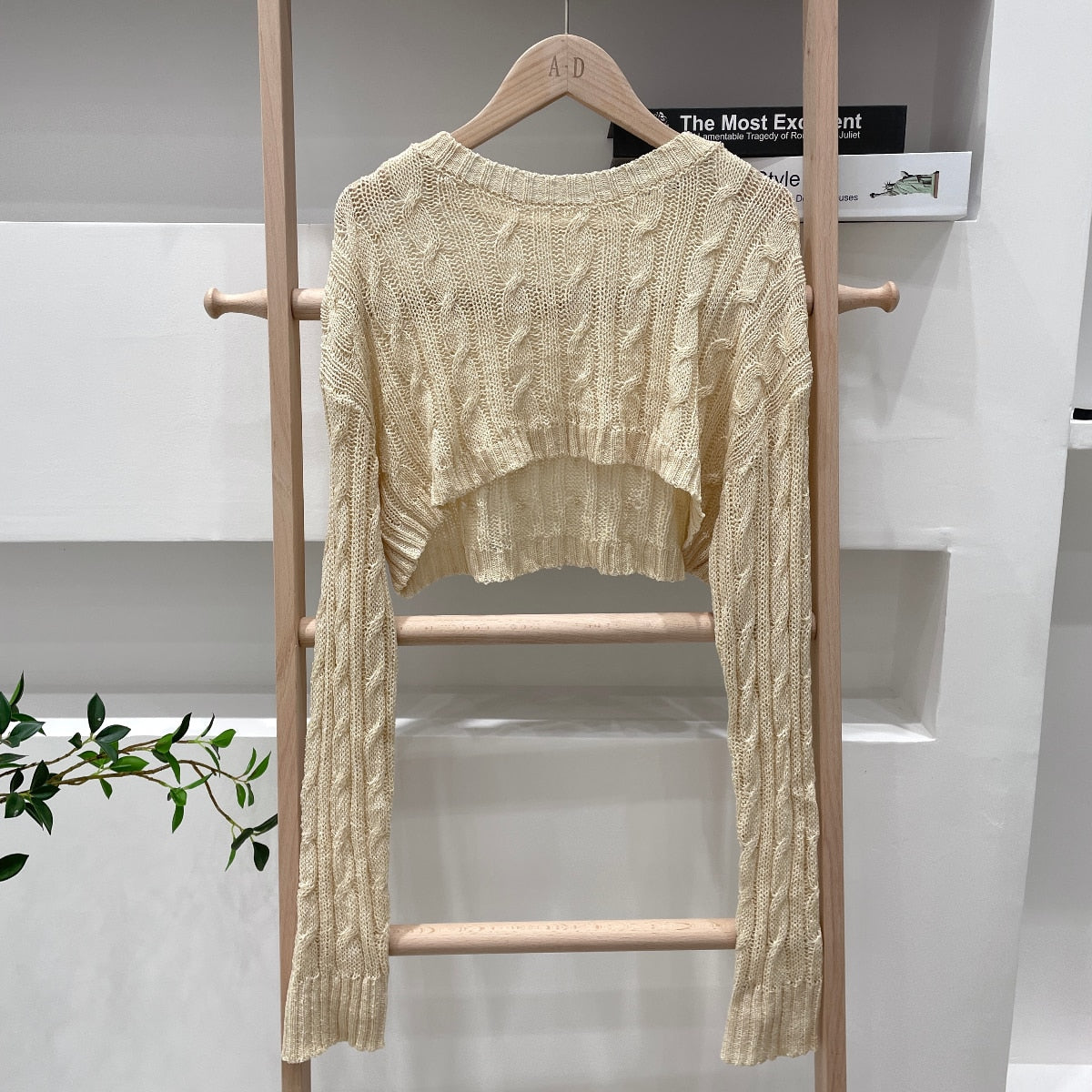 Drespot Y2k Knitted Blouse Women Casual Long Sleeve Crop Tops Ladies  Spring Korean Fashion Short Sweater Female Thin Pullover Chic