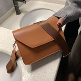 Drespot  Fashion Flap Crossbody Bags for Women Pu Leather Small Square Bag Tote Casual Female Shoulder Bags Womne's Handbag Travel Totes
