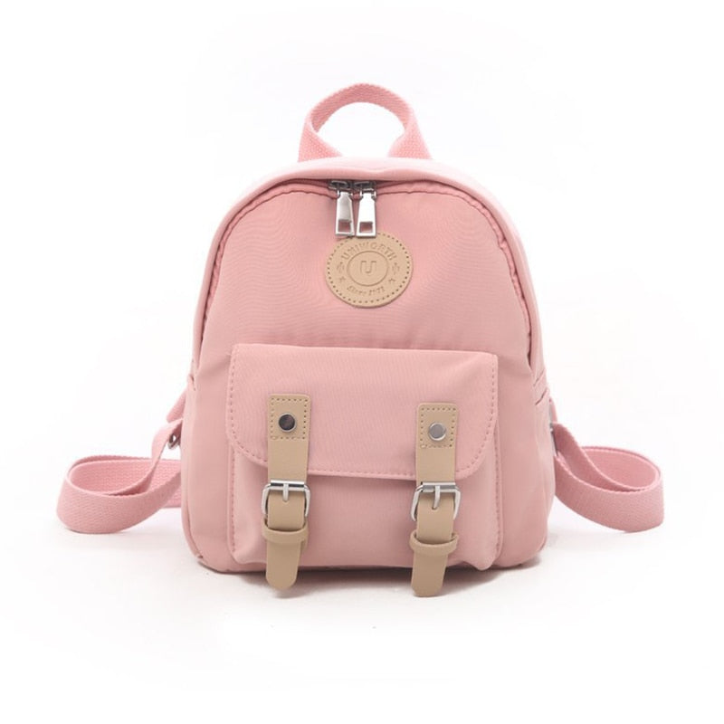 Drespot  Backpack Women Small Teenage School Bag Fashion New High Quality Zipper Female Backpacks Double Belt Mini Shoulder Bags Travel