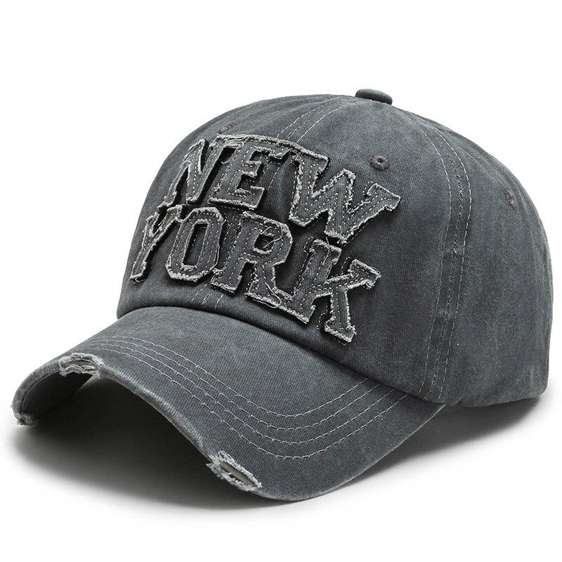 New Cotton New York Baseball Cap Women's Snapback Fishing Embroidery Trucker Hat Summer Fisher Brand Men Cap For Dad Gift