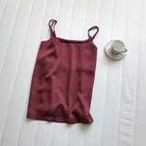 Drespot  New Women Camis Vintage Solid Color Top For Women Summer Tank Tops Boho Sexy Strapless V-Neck Tanks Top Female