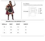 Helloween Big Sale Drespot Adult Women Roman Princess  Xena Gladiator Costume Halloween Carnival Party Spartan 300 Warriors Soldier Cosplay Outfit