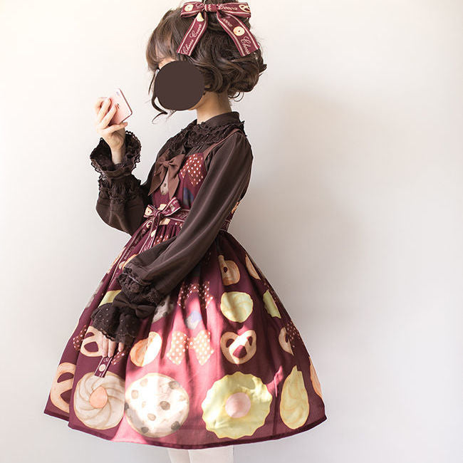 Drespot Sweet Lolita Dress For Girls Soft Japanese Kawaii Lolita Style Cute Kawaii Dress Women Lolita Outfits Tea Party Cute Dress