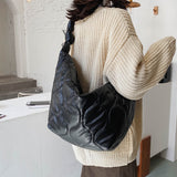 Drespot  Women's Bag Autumn Winter Shoulder Corssbody Bags Women New Large Capacity Zipper Fashion Wild Female Cotton Design Travel Tote