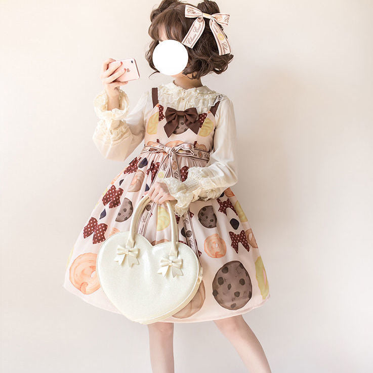 Drespot Sweet Lolita Dress For Girls Soft Japanese Kawaii Lolita Style Cute Kawaii Dress Women Lolita Outfits Tea Party Cute Dress