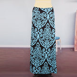 Summer Print Maxi Bohemian Skirt Women High Waist Vintage A-Line Ankle-Length Casual Party Streetwear Bodycon Holiday Slim Skirt