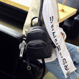 Drespot  Women Backpack School Bag Leather Softback Multi-Function Waterproof Small Casual Fashion Backpacks For Teenage Girls Women Bags
