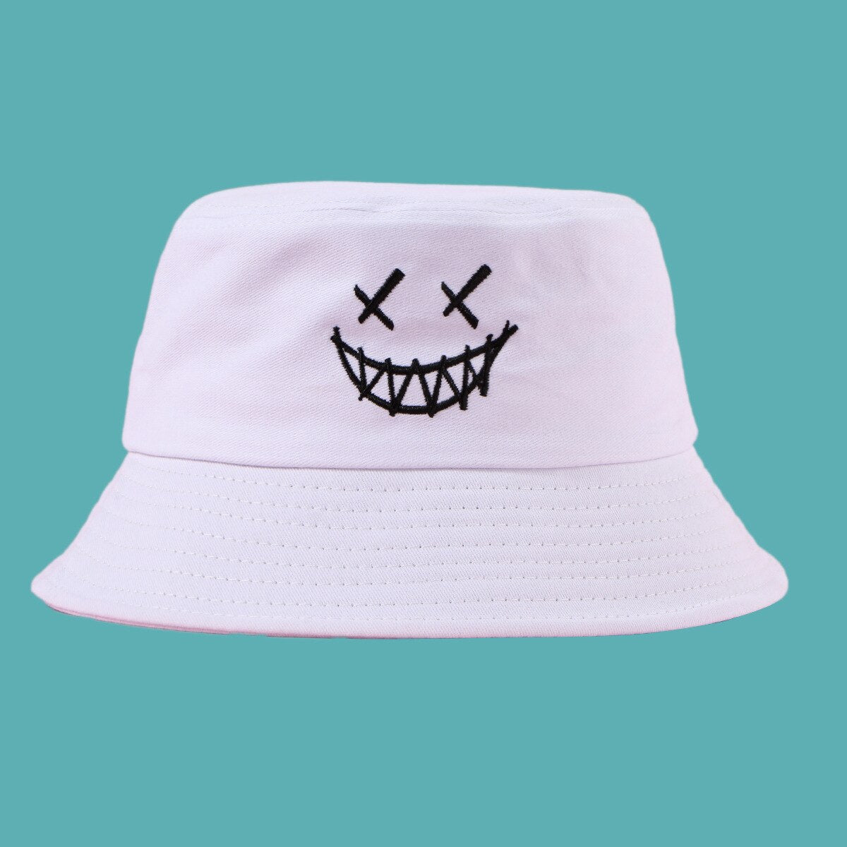 XX Smiley Bucket Hat Men Fishing Sport Personality Embroidered Bob Caps Summer Travel Beach Sun Hats Harajuku Visor Gorras
