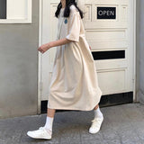 Dresses Women Dot Simple Leisure Japanese Style Tender Popular College Students Teen Girls Causal Harajuku All-match Summer Ins