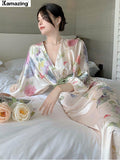 Summer New Women Fashion Elegant Puff-Sleeve Midi Dresses Female Party Robe
