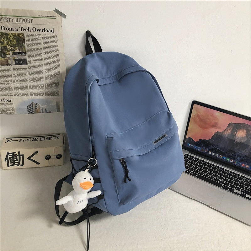 Fashion Nylon Women Large Capacity Backpacks Waterproof Fabric Rucksack for Teen Girls School Bag Students Bookbag Travel Bag