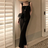 Summer Women Casual Runway Wide Leg Jumpsuits Female Fashion Elegant Strapless Long Jumpsuit Sexy Rompers