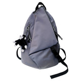 Drespot  HOCODO Fashion Women Shoulders Small Backpack Cute Girls Backpack Women Large Capacity Simple School Bag For Teens Nylon Packbag