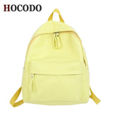 Drespot  HOCODO  Fashion Women Backpack High Quality Female Soft PU Leather School Bag For Teenager Girls Travel Shoulder Bags