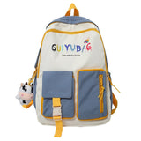 Multi-color Backpacks For Women Cartoon Bags For Girls university Schoolbag Summer Large Canvas Shoulder Bag Travel Rucksack