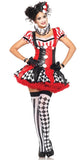 Helloween Big Sale Drespot Women Sexy Naughty Circus Clown Costume Halloween Joker Clown Harley Tutu Skirt Outfit Quinn Fancy Dress