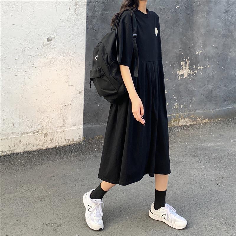 Dresses Women Dot Simple Leisure Japanese Style Tender Popular College Students Teen Girls Causal Harajuku All-match Summer Ins