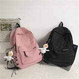 Fashion Nylon Women Large Capacity Backpacks Waterproof Fabric Rucksack for Teen Girls School Bag Students Bookbag Travel Bag