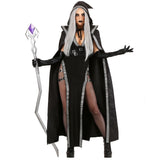 Helloween Big Sale Drespot Halloween Witch Vampire Costumes For Women Adult Medieval Sorcerer Carnival Party Performance Drama Masquerade Clothing
