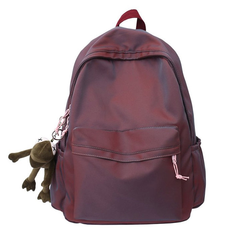 Drespot  HOCODO Women's Backpack Female Fashion New Backpack Unisex Large Capacity Laptop Backpack Nylon Lady Schoolbag Cute Student Bag