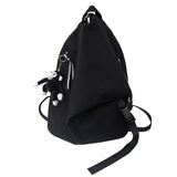 Drespot  HOCODO Fashion Women Shoulders Small Backpack Cute Girls Backpack Women Large Capacity Simple School Bag For Teens Nylon Packbag