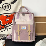 Preppy Backpack Women Waterproof Candy Colors Backpacks Fancy College High School Bags for Teenage Cute Travel Rucksack