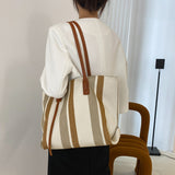 Bags for Women  Shoulder Bag Large Capacity Fashion Tote Casual Handbag Purse Luxury Designer Ladies Trend Single Canvas Bag