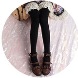 Winter Warm Japanese Lolita Leggings Women High Waist Casual kawaii Legging Female Thicken Comfortable Elasticity Leggings