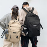 Women's backpack  Trend High School Student Bags For Girls Waterproof Nylon Laptop Bag Cute korean Leisure Travel Mochila