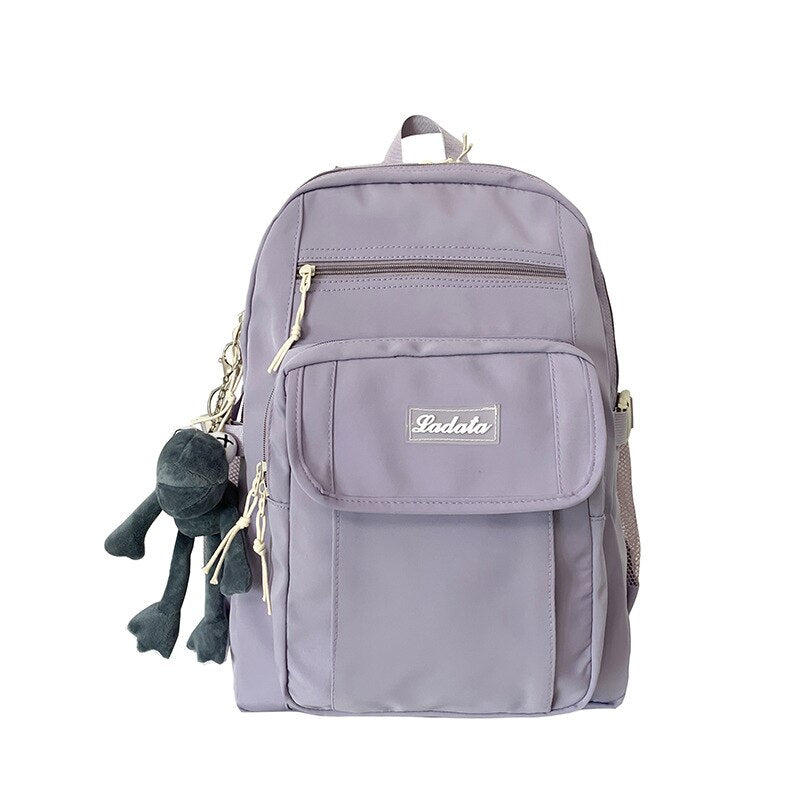 Women's backpack  Trend High School Student Bags For Girls Waterproof Nylon Laptop Bag Cute Japanese Leisure Travel Rucksack