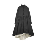 Drespot Gothic Lolita Black Dress Women Preppy Style Sweet Vintage Kawaii Long Sleeve Dresses Girl Robe Cute Clothes  Autumn