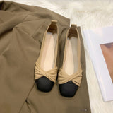 Drespotshop 2023 Summer New Elegant Low Heel Shoes  Soft Leather Commuter Shoe Versatile Flat Bottom Mary Jane