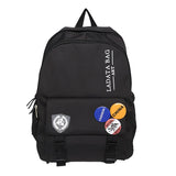 Fashion Women's backpack High School Student Bags Waterproof Nylon College Laptop Bag Korean Style Multi Pockets Travel Mochila