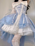 Drespot-The Sailor's Mermaid Bride Cottagecore Princesscore Kawaii Mermaidcore Romantic Academia Dress