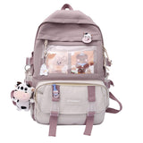 Large Capacity Backpack Female Waterproof Cute Schoolbag Kawaii Girl Laptop Bag Travel Shoulders Bag For Women  New Mochilas