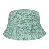 Drespot New Bucket Hats Cartoon Outdoor Sunscreen Cute Summer Fisherman Cap Fishing Hats Women Men Panama Beach Caps